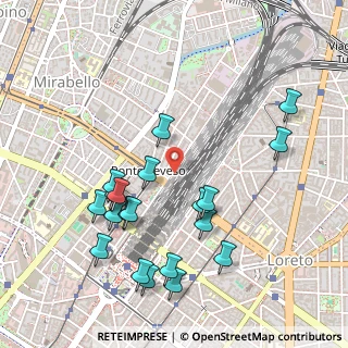 Mappa Via Giovanni Battista Sammartini, 20125 Milano MI, Italia (0.538)