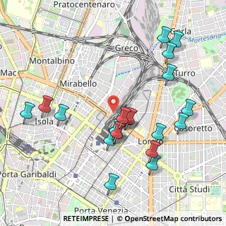Mappa Via Giovanni Battista Sammartini, 20125 Milano MI, Italia (1.058)