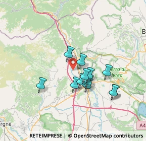 Mappa Regione Ghiare, 10016 Montalto Dora TO, Italia (5.5575)