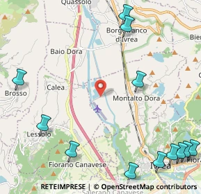 Mappa Regione Ghiare, 10016 Montalto Dora TO, Italia (3.26692)