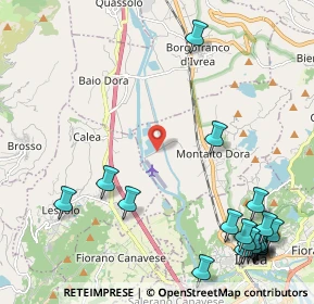 Mappa Regione Ghiare, 10016 Montalto Dora TO, Italia (3.1065)