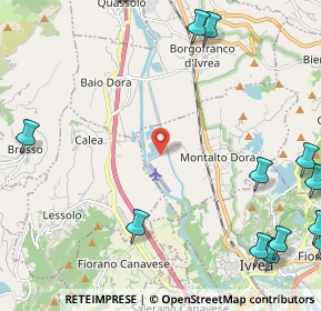 Mappa Regione Ghiare, 10016 Montalto Dora TO, Italia (3.538)