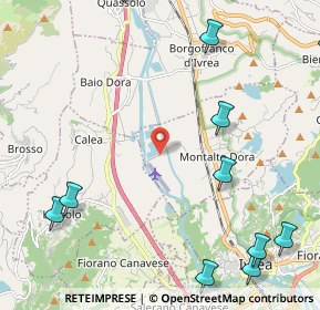 Mappa Regione Ghiare, 10016 Montalto Dora TO, Italia (3.2925)