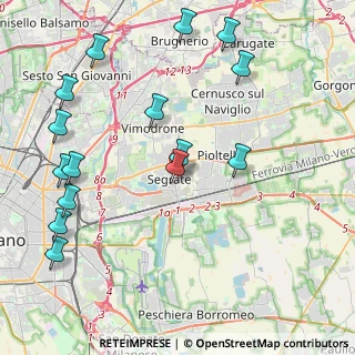 Mappa Via Don Giovanni Minzoni, 20054 Segrate MI, Italia (4.99267)