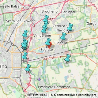 Mappa Via Don Giovanni Minzoni, 20054 Segrate MI, Italia (3.92077)
