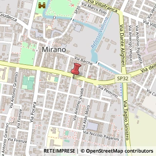 Mappa Via della Vittoria, 36, 30035 Mirano, Venezia (Veneto)