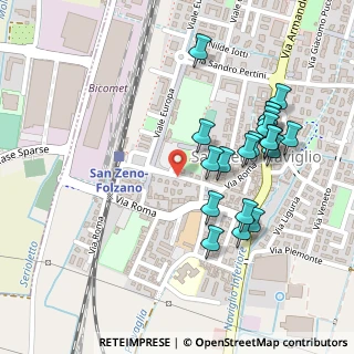 Mappa Via A.Moro, 25010 San Zeno Naviglio BS, Italia (0.246)