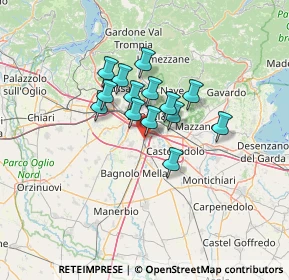 Mappa Via A.Moro, 25010 San Zeno Naviglio BS, Italia (9.01857)