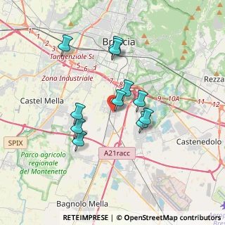 Mappa Via A.Moro, 25010 San Zeno Naviglio BS, Italia (2.98545)
