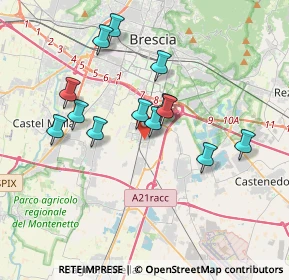 Mappa Via A.Moro, 25010 San Zeno Naviglio BS, Italia (3.23385)