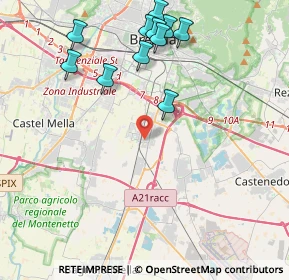 Mappa Via A.Moro, 25010 San Zeno Naviglio BS, Italia (4.56455)