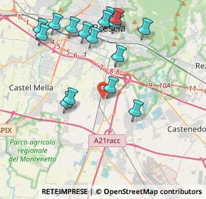 Mappa Via A.Moro, 25010 San Zeno Naviglio BS, Italia (4.37063)