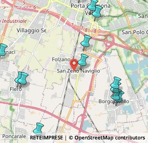 Mappa Via A.Moro, 25010 San Zeno Naviglio BS, Italia (3.101)