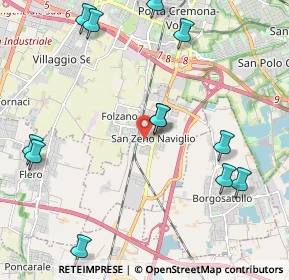 Mappa Via A.Moro, 25010 San Zeno Naviglio BS, Italia (2.5425)