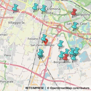 Mappa Piazzale Ottorino Marcolini, 25010 San Zeno Naviglio BS, Italia (2.44467)