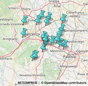 Mappa Via Settimo, 36040 Grumolo delle Abbadesse VI, Italia (11.2)