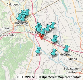 Mappa Via Settimo, 36040 Grumolo delle Abbadesse VI, Italia (6.36333)