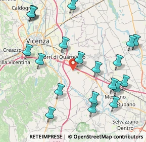 Mappa Via Settimo, 36040 Grumolo delle Abbadesse VI, Italia (9.898)