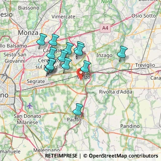 Mappa Via Palmiro Togliatti, 20060 Melzo MI, Italia (6.55571)