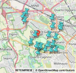 Mappa Via Matilde Viscontini, 20151 Milano MI, Italia (1.7765)