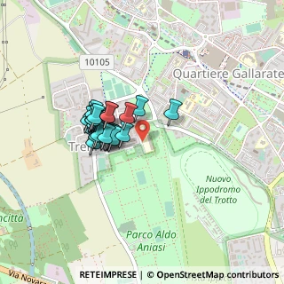 Mappa Via Matilde Viscontini, 20151 Milano MI, Italia (0.34)