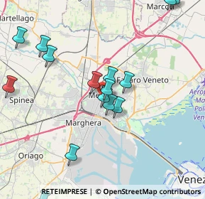 Mappa Via Cà Venier, 30172 Mestre VE, Italia (4.58375)