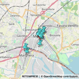 Mappa Via Cà Venier, 30172 Mestre VE, Italia (0.71909)