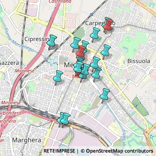 Mappa Via Cà Venier, 30172 Mestre VE, Italia (0.75)