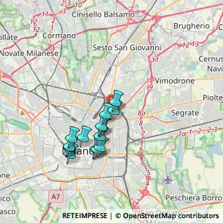 Mappa Via Padova, 20131 Milano MI, Italia (3.16571)