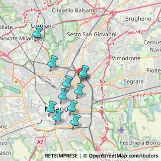 Mappa Via Padova, 20131 Milano MI, Italia (3.41818)