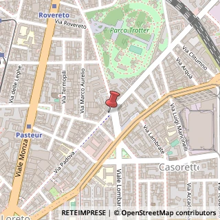 Mappa Via Padova,  60, 20131 Milano, Milano (Lombardia)