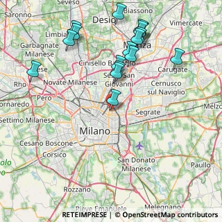 Mappa Via Padova, 20131 Milano MI, Italia (9.20353)