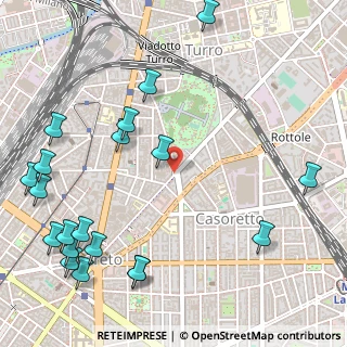 Mappa Via Padova, 20131 Milano MI, Italia (0.7365)