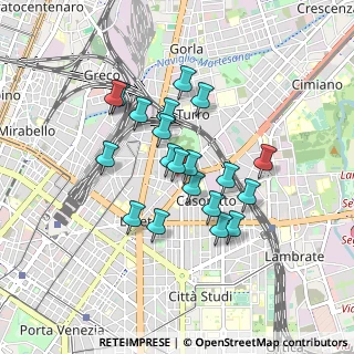 Mappa Via Padova, 20131 Milano MI, Italia (0.712)