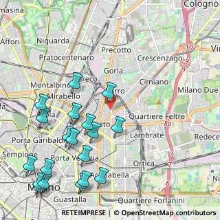 Mappa Via Padova, 20131 Milano MI, Italia (2.69789)