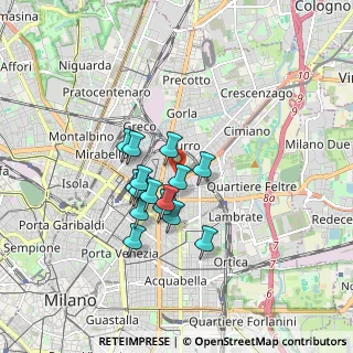 Mappa Via Padova, 20131 Milano MI, Italia (1.25533)