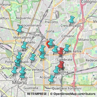 Mappa Via Francesco Predabissi, 20131 Milano MI, Italia (2.328)