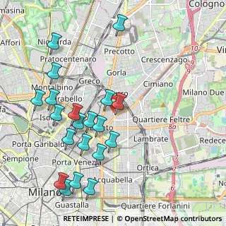 Mappa Via Padova, 20131 Milano MI, Italia (2.262)