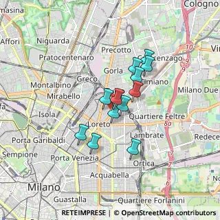 Mappa Via Padova, 20131 Milano MI, Italia (1.235)