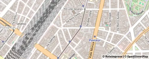 Mappa Milão