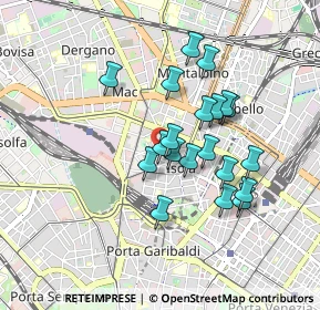 Mappa Via Vincenzo Civerchio, 20159 Milano MI, Italia (0.7345)