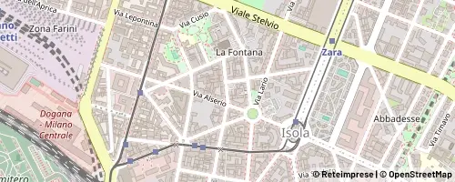 Mappa Milan