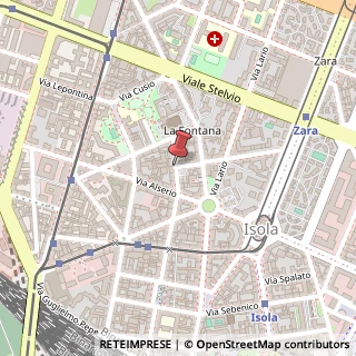 Mappa Via Vincenzo Civerchio,  10, 20159 Milano, Milano (Lombardia)