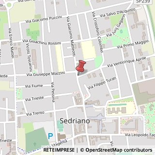 Mappa Via Edmondo de Amicis, 94, 20018 Sedriano, Milano (Lombardia)