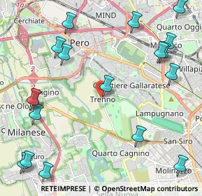 Mappa Via Luigi Ratti, 20151 Milano MI, Italia (2.88889)