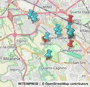 Mappa Via Luigi Ratti, 20151 Milano MI, Italia (1.80286)