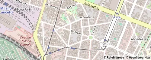 Mappa Milan