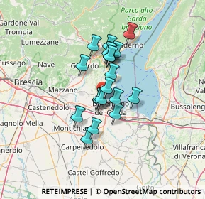 Mappa Via Gabriele D'Annunzio, 25080 Padenghe Sul Garda BS, Italia (9.222)