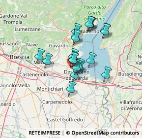 Mappa Via Gabriele D'Annunzio, 25080 Padenghe Sul Garda BS, Italia (10.2895)