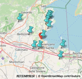 Mappa Via Gabriele D'Annunzio, 25080 Padenghe Sul Garda BS, Italia (6.49583)